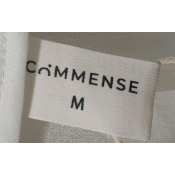 NWT Commense White High-Waisted Wide-Leg Dress Pants ~Front Pleated~Pockets Med. - Picture 3 of 7